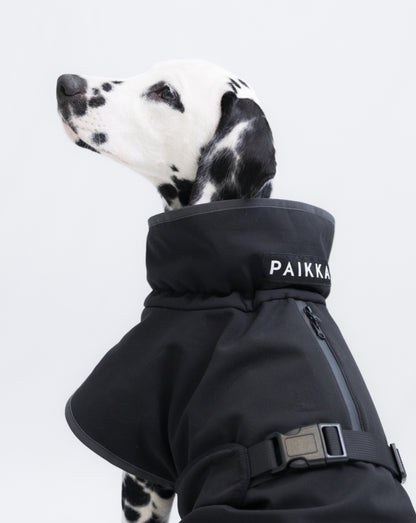 Попона для собак осінь/зима Softshell Black Paikka