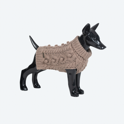 Светр для собак Handmade Knit Taupe Paikka
