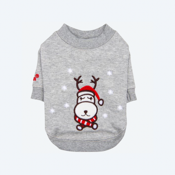 Кофта для собак новорічна DUNDER PAYD-TS2114 Puppia (Melange Grey)