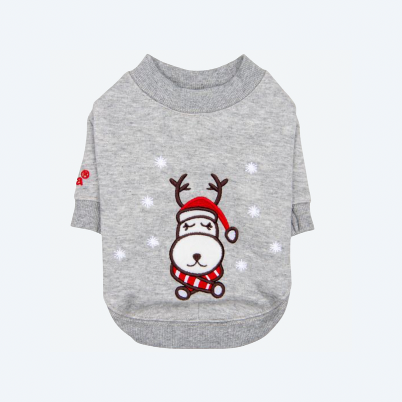 Кофта для собак новорічна DUNDER PAYD-TS2114 Puppia (Melange Grey)
