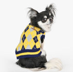 Светр для собак Клітинка GIZMO PAXD-TS2058 Puppia (Yellow)
