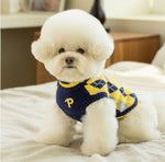 Светр для собак Клітинка GIZMO PAXD-TS2058 Puppia (Yellow)