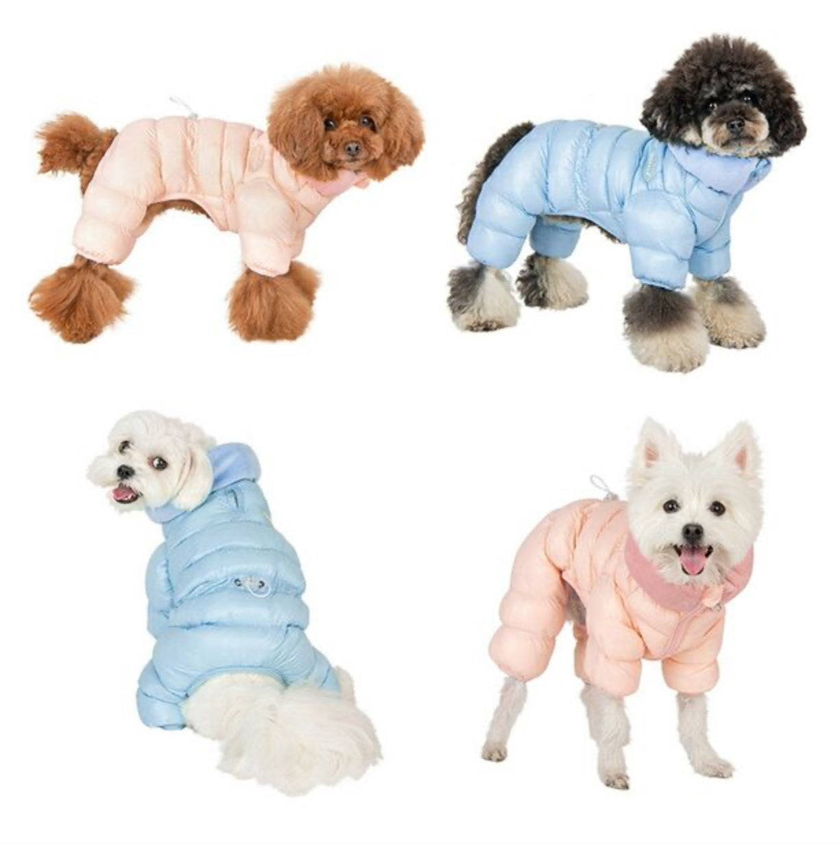 Комбінезон для собак VELOUR SOFT ALLINONE JUMPER PAWD-JP1981 Puppia (Pink)