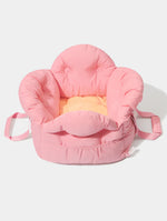 Автокрісло-переноска для собак і котів Vetreska Flora з ременем безпеки, рожева