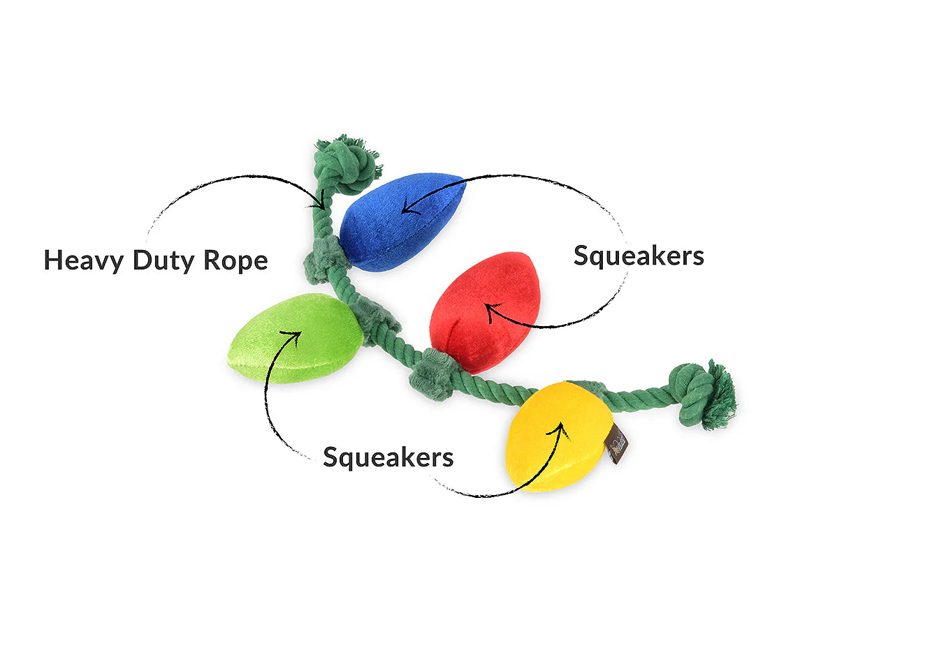 Іграшка для собак Holiday Lights – Home for the Holidays Pet Play