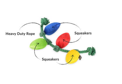 Іграшка для собак Holiday Lights – Home for the Holidays Pet Play