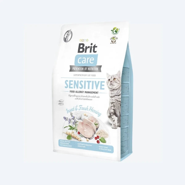 Сухий корм Brit Care Cat GF Insect для котів з харчовою непереносимістю, з комахами та рибою