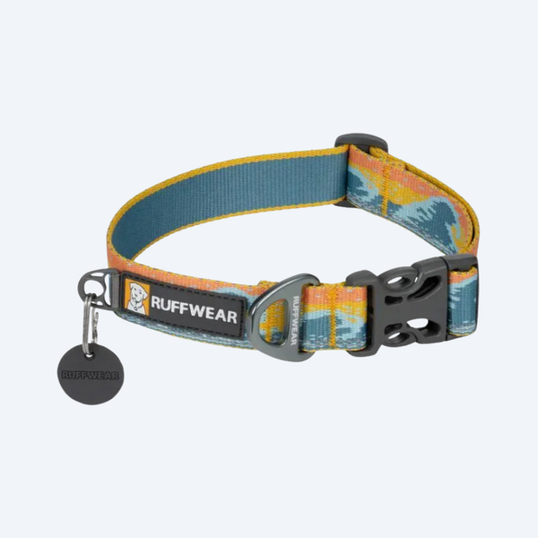 Світловідбиваючий нашийник для собаки Ruffwear Crag оранжево-блакитний