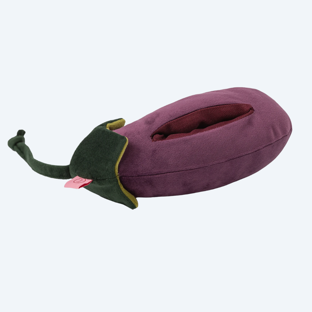 Пошукова м’яка іграшка для собак Баклажан Harley&Cho