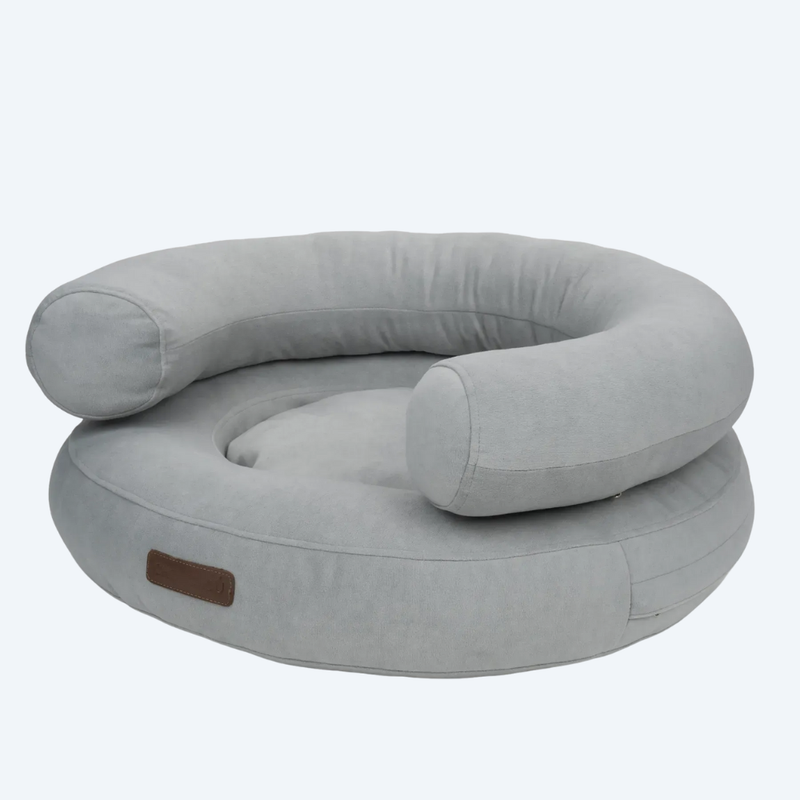 Ортопедичний лежак для собак Marshmallow, світло-сірий