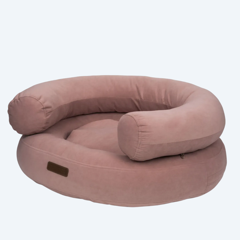 Ортопедичний лежак для собак Marshmallow, рожевий