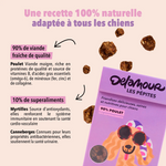 Смаколики для собак Нагетси з Курочкою Les Pépites Delamour Paris