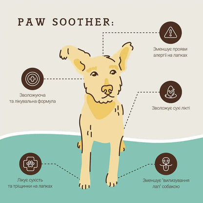 Бальзам для лап проти сухості Paw Soother Natural Dog Company