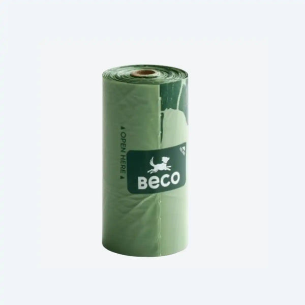 Одноразові пакетики для прибирання за собаками Beco Pets без запаху 1 шт