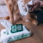 Вологі серветки біорозкладні бамбукові Beco Pets без запаху 80 шт.