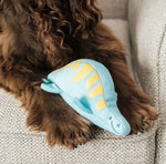 М'яка іграшка для собак Beco Pets Малюк Плезіозавр Блакитний S