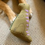 М'яка іграшка для собак Beco Pets Ігуанодон Зелений M
