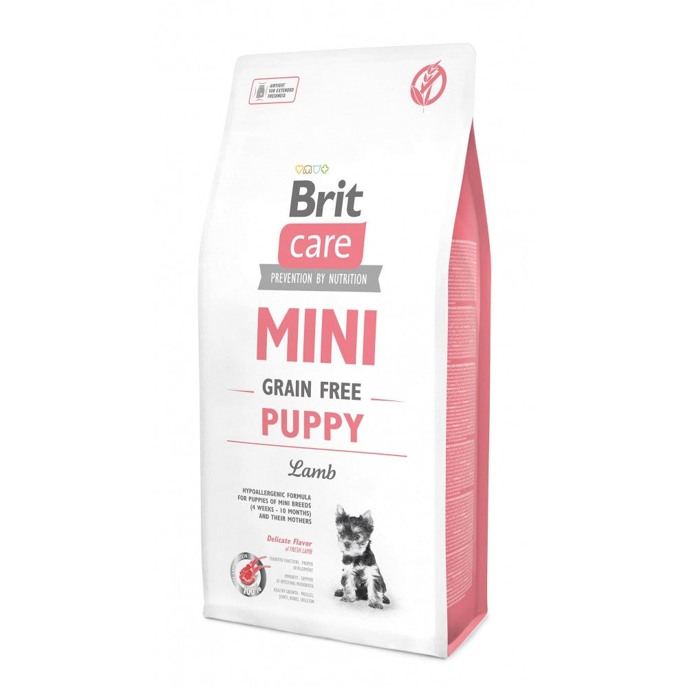 Сухий корм Brit Care GF Mini Puppy для цуценят мініатюрних порід, з ягням