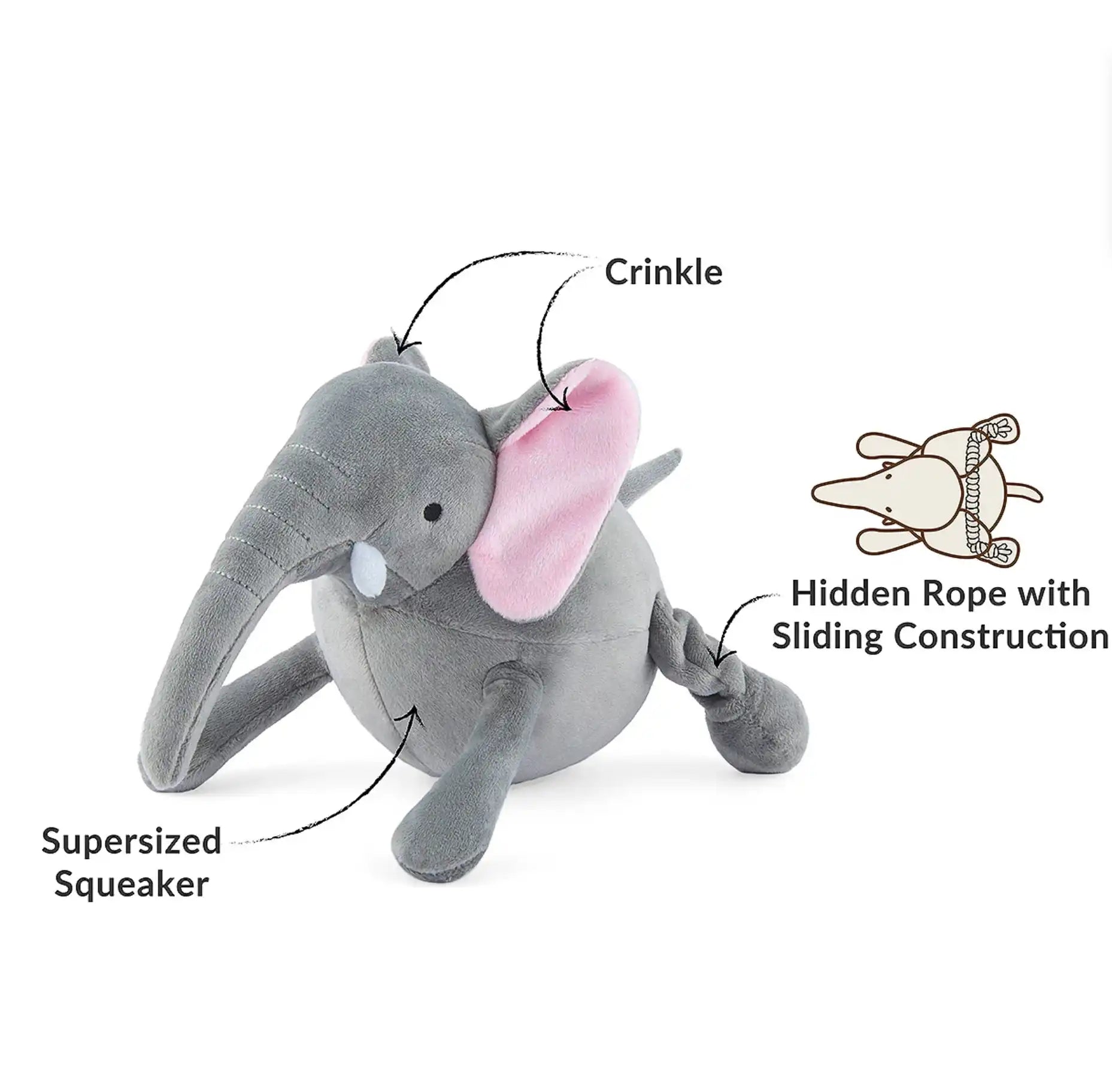 Іграшка для собак Africa Big Five - Elephant Pet Play