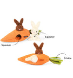 Іграшка для собак Hippity Hoppity - Funny Bunnies Pet Play