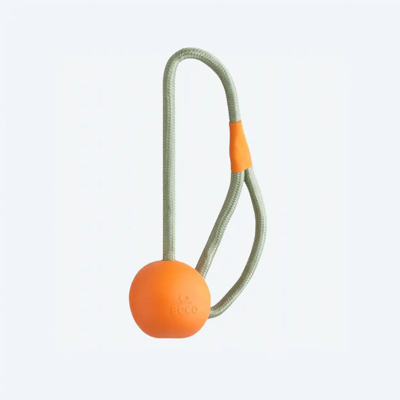 Іграшка м'ячик на мотузці для собак Beco Pets Slinger Ball Помаранчевий