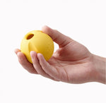 Іграшка м'ячик з отвором для ласощів для собак Beco Pets Fetch Ball Жовтий
