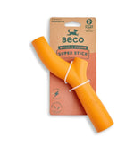Іграшка з отвором для ласощів для собак Beco Pets Super Stick Помаранчевий
