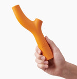 Іграшка з отвором для ласощів для собак Beco Pets Super Stick Помаранчевий