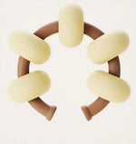 Інтерактивна іграшка для собак Butter Yellow Dango Ring Roika