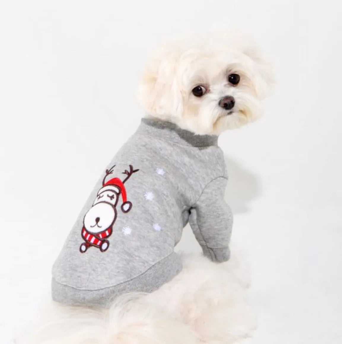 Кофта для собак новорічна DUNDER PAYD-TS2114 Puppia (Melange Grey)