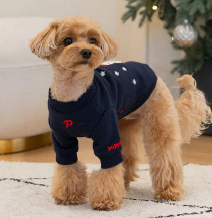 Кофта для собак новорічна DUNDER PAYD-TS2114 Puppia (Navy)
