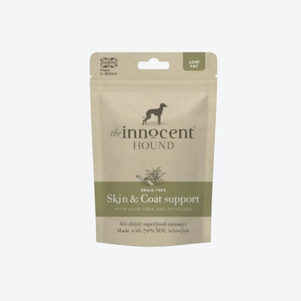 Ковбаски з Білої рибки Skin & Coat Support для підтримки здорової шерсті та шкіри The Innocent Hound