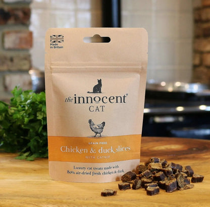 Ласощі для котів з Курочки та Качки з котячою м'ятою The Innocent Hound