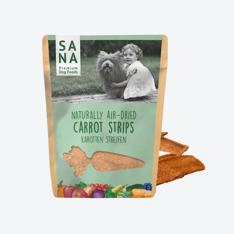 Ласощі для собак вегетаріанські смужки з моркви SANADOG