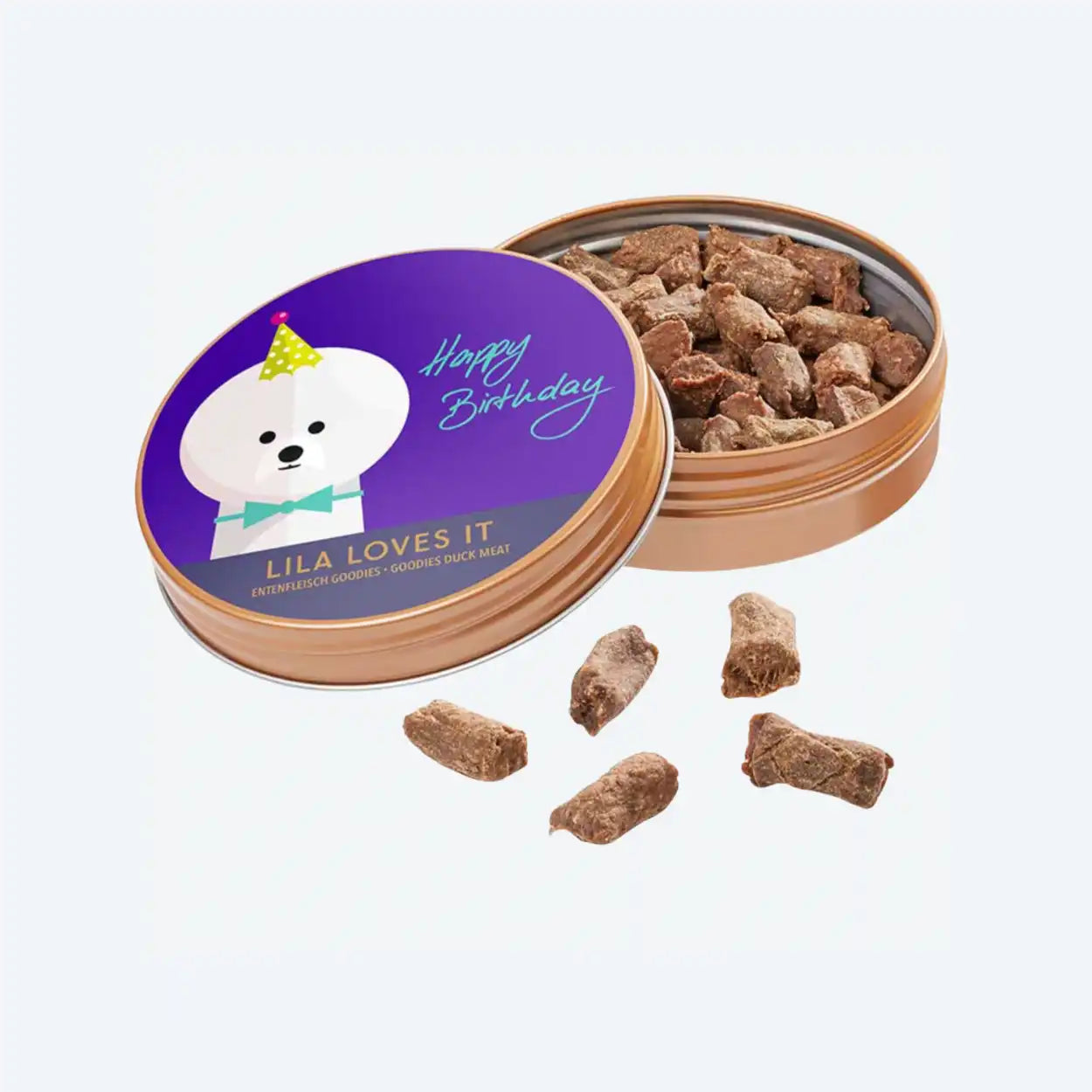 Ласощі для собак з качкою Lila loves it - Happy Birthday! Duck meat goodies 50 г