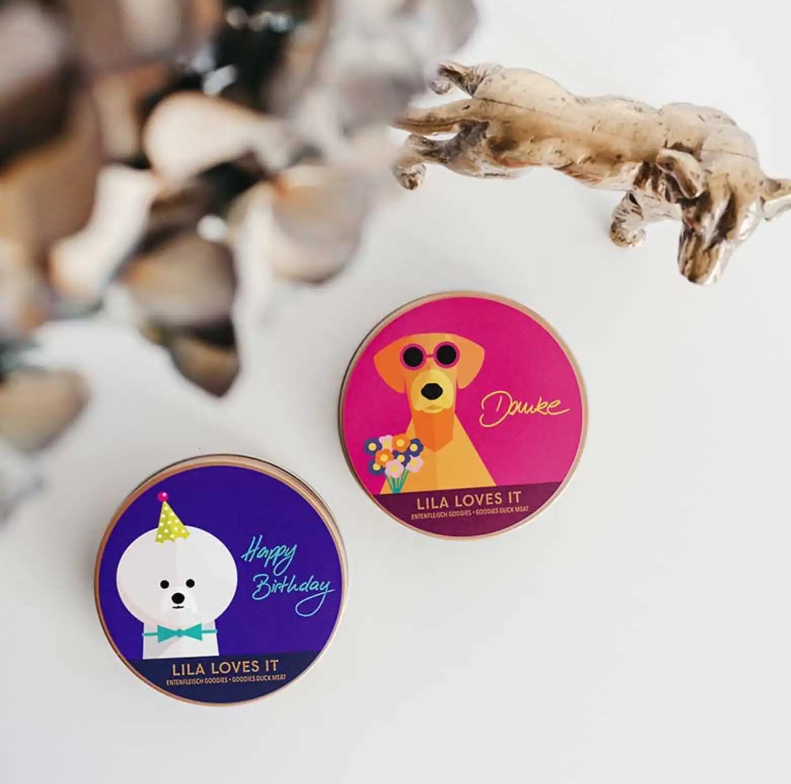 Ласощі для собак з качкою Lila loves it - Happy Birthday! Duck meat goodies 50 г