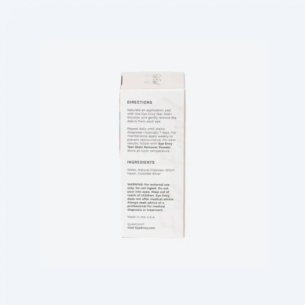 Лосьйон від слізних плям для собак Eye Envy Tear Stain Remover Solution