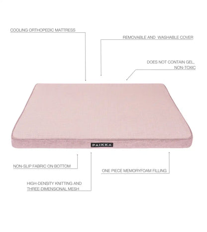 Матрас для собак Охолоджуючий - Ортопедичний Cooling Orthopedic Mattress Pink Paikka