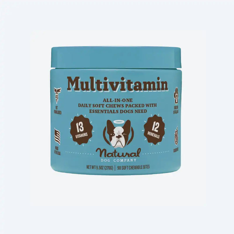 Мультивітамінний комплекс Multivitamin Natural Dog Company 90шт