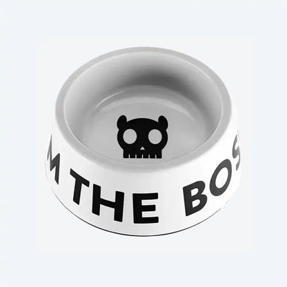 Миска меламінова I'M THE BOSS Zee.Dog - Zee.WHITE
