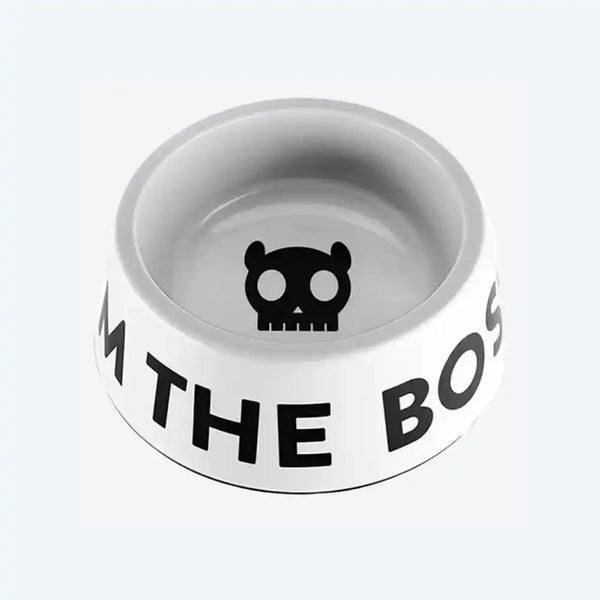 Миска меламінова I'M THE BOSS Zee.Dog - Zee.WHITE