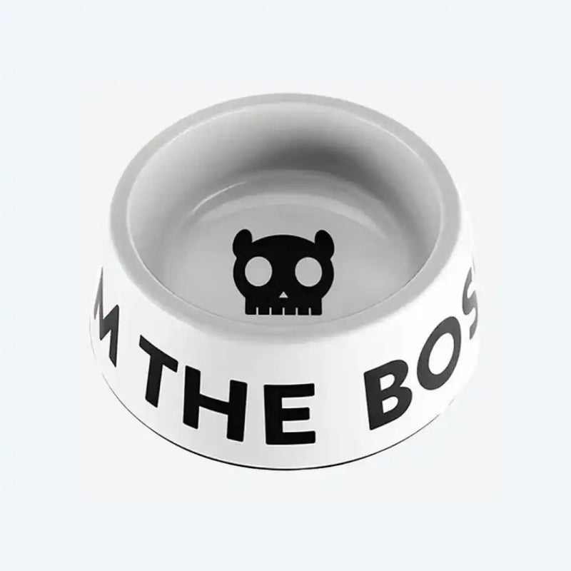 Миска меламінова I'M THE BOSS Zee.Dog - Zee.WHITE