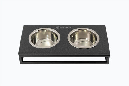 Миски на підставці Lunch Bar  Black Stone + Black