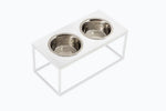 Миски на підставці Lunch Bar  White Stone + White