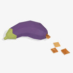 Надміцна іграшка з отвором для ласощів ZEE.DOG - Eggplant