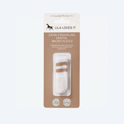 Напальчник із мікрофібри для чищення зубів собак та котів Lila loves it - Dental Micro Fleece