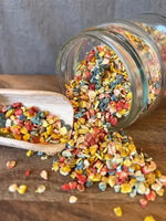 Натуральна веганська посипка для собак Cooka's Cookies Raіnbow Dogfetti 100% овес