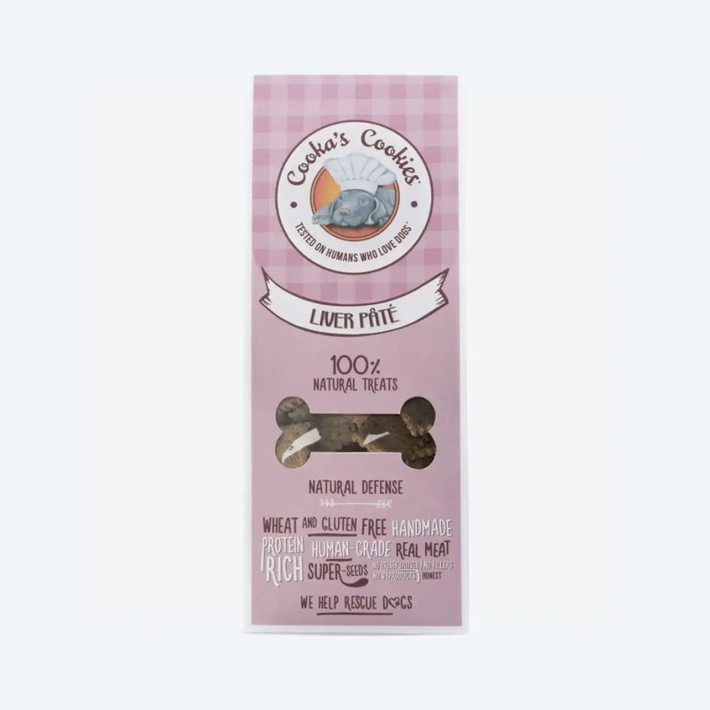 Натуральне печиво для собак Cooka`s Cookies Мікс печінки (куряча, яловича, свинна печінка) з овочами 100 г