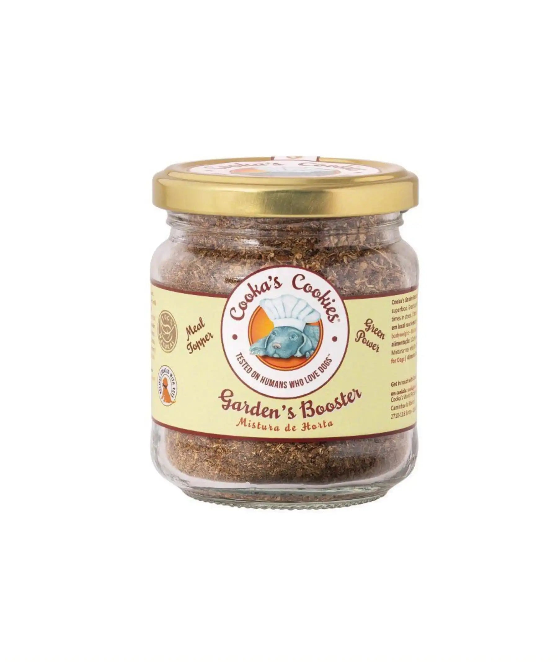 Натуральний топер (вітамінна та смакова добавка) для собак Cooka's Cookies Garden's Booster Топінамбур з кульбабою