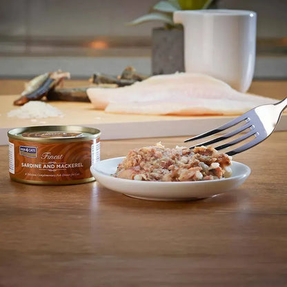 Натуральний вологий корм для котів Fish4Cats Finest Сардіна зі скумбрією 70 г